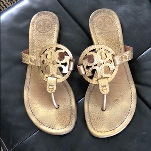 Tory Burch Miller Sandal Gold